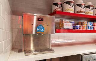Milk dispenser installed for Texas Tech’s student athletes A refrigerated milk dispenser was installed at the Texas Tech Sports Performance Center. It’s a step toward fostering excellence in nutrition and supporting the success of over 400 student athletes.