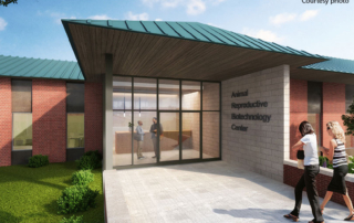 The Texas A&M Department of Animal Science is building an Animal Reproductive Biotechnology Center with the intention of strengthening its pursuit of innovation and collaboration through academic and industry-partnered research. The $13-million center will also focus on the latest techniques and hands-on instruction. The Department of Animal Science in the Texas A&M College of Agriculture and Life Sciences looks to enhance its teaching, research and outreach capacity to better increase understanding of animal reproduction at a molecular, cellular and whole animal level while addressing known reproductive issues. The new facility is expected to be completed in late 2024 on the Texas A&M-RELLIS campus in Bryan. The center will include educational spaces, animal-handling areas and dedicated research lab space for emerging technologies and practices for academic and industry partner use. It will also allow the department and industry to work together to generate science that optimizes reproductive efficiency and minimizes economic loss for producers. “Our land-grant mission at Texas A&M AgriLife gives us a specific duty to drive emerging science that pushes innovation to better serve those around us,” Dr. Jeffrey W. Savell, vice chancellor and dean for Agriculture and Life Sciences, said. “The value added when industry joins in conversations with some of the world’s leading scientists and researchers is immeasurable.” Reproduction issues are a major concern for livestock producers. The U.S. Department of Agriculture’s National Institute of Food and Agriculture reports reproductive failure in livestock results in millions of dollars of profits lost annually. Collaboration between the department and industry will help Texas A&M AgriLife remain responsive to the needs of the industry by addressing reproductive issues, among other challenges. “It’s essential that we generate science our partners can trust and apply,” said Dr. G. Cliff Lamb, director of Texas A&M AgriLife Research. “To do this, we will need to be more creative and entrepreneurial to effectively support our programs as we strive to create the translational research necessary to develop and produce sustainable livestock systems with local, national and global impacts.” Instructional facilities, like the new center, help make further research possible to improve production efficiency in animal agriculture and to enhance human health.