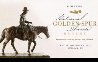 National Golden Spur Award Honors ceremony set for Nov. 3