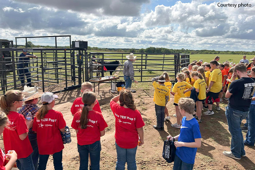 Fourth graders go to the farm for Clay County Farm Bureau Ag Day Over 130 fourth grade students across Clay County now know more about agriculture thanks to the efforts of Clay County Farm Bureau’s Ag Day.