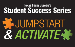 Students grow through TFB’s Jumpstart, Activate programs Over 2,500 students become more familiar with Texas Farm Bureau (TFB), agriculture and leadership through the organization’s Jumpstart and Activate programs.