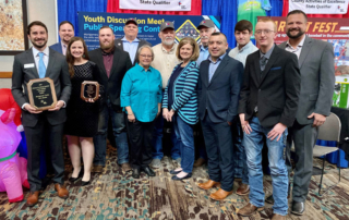Montgomery County Farm Bureau recognized for leadership development Montgomery County Farm Bureau was recognized by Texas Farm Bureau for hosting the first Youth Discussion Meet and Public Speaking Contest at the Montgomery County Fair.