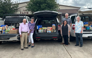 Fort Bend County Farm Bureau purchased and donated over $1,000 of non-perishable food items to local food banks across the county as their Food Connection Day event.