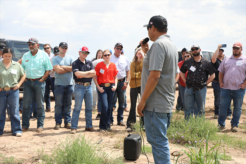 Young farmers, ranchers tour Far West Texas ag on Fall Tour Texas Farm Bureau’s Young Farmers and Ranchers tour Far West Texas agriculture on Fall Tour held in Alpine.