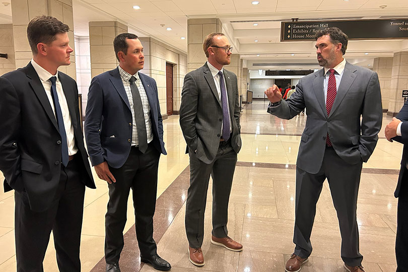 Hale, Floyd County farmers, ranchers visit lawmakers Farmers and ranchers from Hale and Floyd counties traveled to Washington, D.C. to discuss the farm bill and its impact on Texas agriculture.