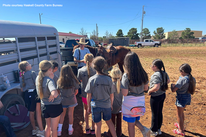 Fourth graders learn about ag with Haskell County Farm Bureau Fourth graders in Haskell County learned more about agriculture with the help of Haskell County Farm Bureau’s annual Ag Day.