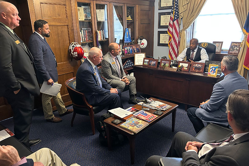 Texas farmers tell Congress to pass a farm bill during Capitol Hill visit TFB state directors and members visited Capitol Hill last week to talk with lawmakers about passing a farm bill.