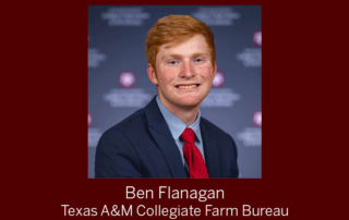 Flanagan’s ag roots grow through Collegiate Farm Bureau Ben Flanagan grew up raising livestock, and as a college student, he's planting his roots even deeper into agriculture.