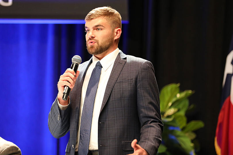 Paden McDermid of Montgomery County was the winner of the 2024 Texas Farm Bureau Young Farmer & Rancher Discussion Meet during the organization’s 91st Annual Meeting.