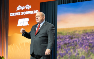 Duvall encourages Farm Bureau members to step up, drive forward AFBF President Zippy Duvall celebrated Farm Bureau’s achievements and recognized the role of local Farm Bureau leaders during his annual address.