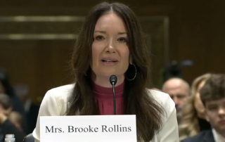 U.S. Secretary of Agriculture nominee Brooke Rollins of Texas