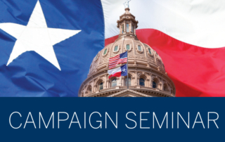 TFB campaign seminar prepares Texans to run for office Texans interested in running for political office are invited to learn how to build and manage an effective campaign through Texas Farm Bureau’s Campaign Seminar.