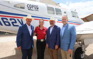 USDA announces five-point plan to combat screwworm USDA announced a five-pronged approach to combat screwworms during a press conference at Moore Air Base in Hidalgo County. TFB leaders were in attendance.