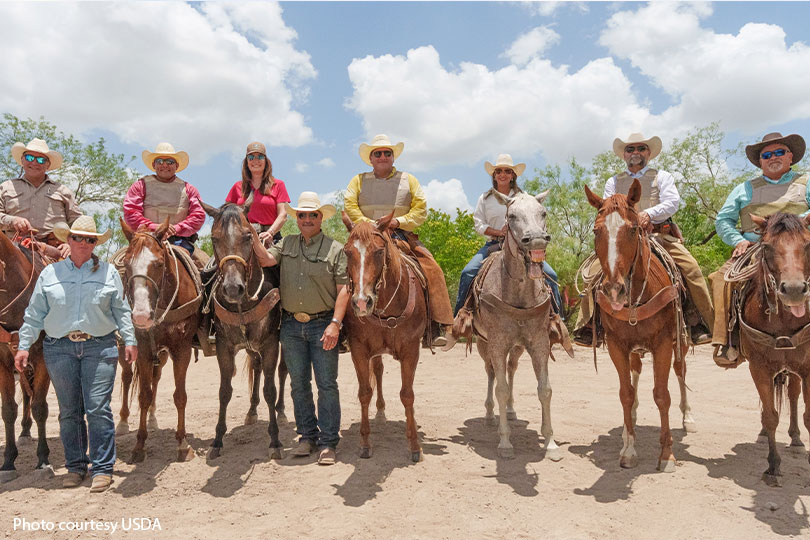 USDA-Rollins-Valley Farm Bureau leader rides alongside U.S. ag secretary in Valley U.S. Secretary of Agriculture Brooke Rollins saddled up for a boots-on-the-ground look at livestock protection efforts along the Texas-Mexico border during her recent visit to the Rio Grande Valley.