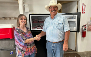 Pecos-Reeves County Farm Bureau donates over 1,000 pounds of beef Pecos-Reeves County Farm Bureau donated over 1,000 pounds of beef to local organizations through TFB’s Farmers Feeding Families program.