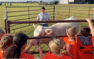 Fourth graders learn about ag with Clay County Farm Bureau Fourth graders took a field trip to the farm to learn about agriculture during Clay County Farm Bureau’s annual Ag Day.