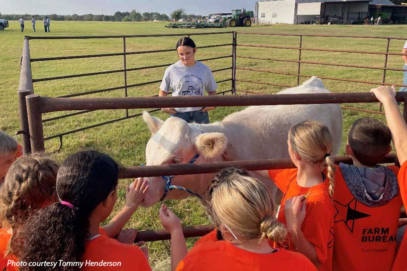 Fourth graders learn about ag with Clay County Farm Bureau Fourth graders took a field trip to the farm to learn about agriculture during Clay County Farm Bureau’s annual Ag Day.