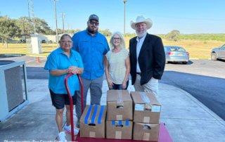 Bee County Farm Bureau donates beef to help feed community Bee County Farm Bureau donated beef to a local organization through TFB’s Farmers Feeding Families program.