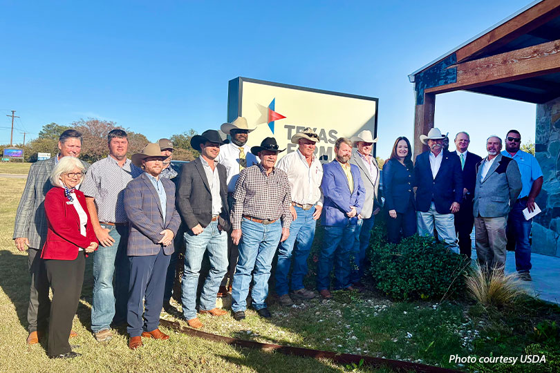 Rollins_JohnsonCFB2 Secretary of Agriculture visits Johnson County Farm Bureau Local farmers and ranchers recently had the opportunity to meet with U.S. Secretary of Agriculture Brooke Rollins, for an in-depth discussion about the challenges facing agriculture in the region and across the country.