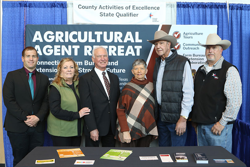 Madison, Waller County Farm Bureaus recognized for agricultural agent retreat Madison County Farm Bureau and Waller County Farm Bureau were recognized by Texas Farm Bureau (TFB) for an event connecting Texas A&M AgriLife Extension agents with Farm Bureau.