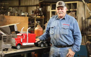 Happy Toy Maker crafts holiday magic Meet Jerry Sims, the Happy Toy Maker who’s farm and ranch toys work just like the real thing.