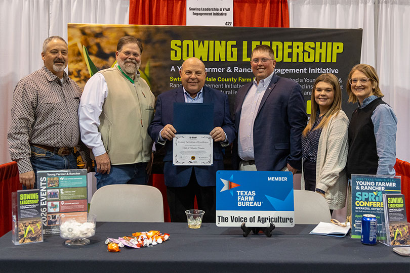 County Farm Bureaus display activities during AFBF trade show Five county Farm Bureaus displayed activities and events during the American Farm Bureau Federation (AFBF) Convention Trade Show.