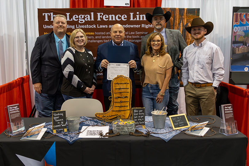 County Farm Bureaus display activities during AFBF trade show Five county Farm Bureaus displayed activities and events during the American Farm Bureau Federation (AFBF) Convention Trade Show.