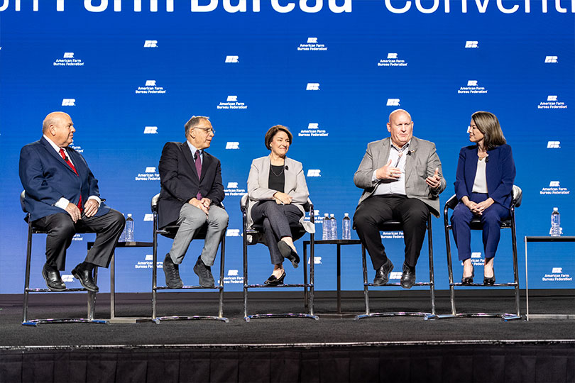 Rollins, ag committee leaders discuss ag labor, H-2A U.S. Secretary of Agriculture Brooke Rollins and House and Senate Ag Committee leadership discussed ag labor needs during the AFBF Convention this week.