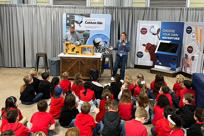 TFB opens doors to agriculture at Fort Worth Stock Show Students and teachers experienced agriculture at the Fort Worth Stock Show and Rodeo and learned through Texas Farm Bureau’s Doorways to Agriculture exhibit.