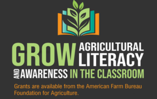 Cultivate ag literacy with White-Reinhardt grants Grants are available for county Farm Bureaus to help bring agriculture into classrooms and strengthen agricultural literacy through hands-on learning.