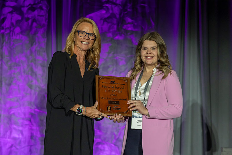 TFB’s Farmers Feeding Families program earns national recognition The Farmers Feeding Families program, which was launched by Texas Farm Bureau’s Young Farmer & Rancher Advisory Committee, was one of three programs recognized as “most innovative” through American Farm Bureau Federation’s Harvest for All program.