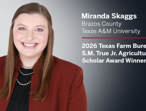 Skaggs receives 2026 TFB S.M. True Jr. Ag Scholar Award