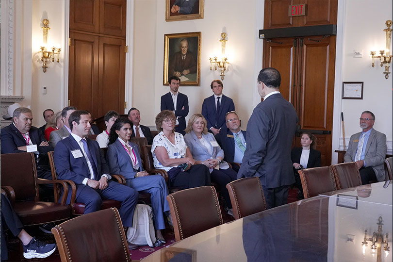 NAAT-2 TFB members advocate for agriculture on Capitol Hill Texas Farm Bureau members were in Washington, D.C. this week to discuss the farm bill, farm economy, New World screwworm and other issues with Congress and cabinet officials.