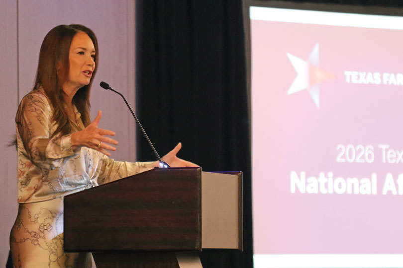 Rollins discusses ag issues with TFB members in D.C. U.S. Secretary of Agriculture Brooke Rollins addressed several issues with Texas Farm Bureau members in Washington, D.C. this week.