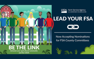 Nominations open for FSA county committees Nominations are open for farmers and ranchers to serve on local Farm Service Agency county committees. All nomination forms for the 2026 election must be postmarked or received by Aug. 3.    