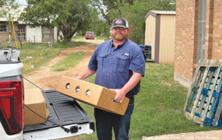 Jones County Farm Bureau donates pork to feed local families Jones County Farm Bureau donated 520 pounds of pork through Texas Farm Bureau’s Farmers Feeding Families program.