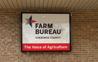 New county signage program promotes Farm Bureau mission County Farm Bureaus across Texas have a new opportunity to highlight their role as The Voice of Agriculture® through a new signage program.