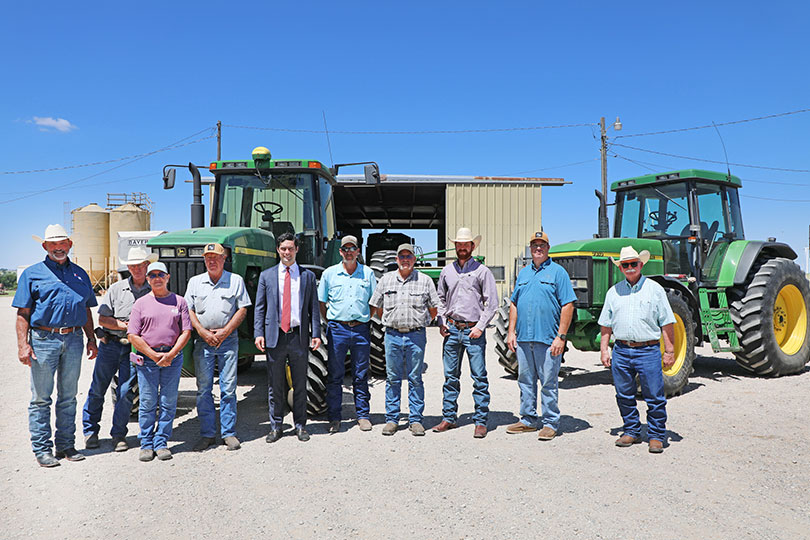 Congressman visits Cooke County farm to discuss agriculture U.S. Rep. Brandon Gill visited Cooke County Farm Bureau member Jared Bayer’s farm and ranch to discuss the challenges facing Texas agriculture.