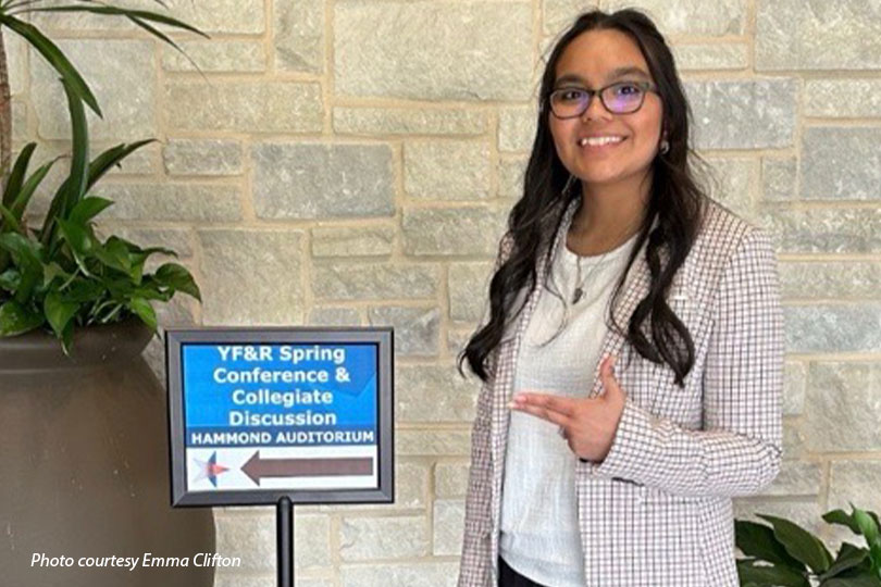 SFA Collegiate Farm Bureau president encourages students to get involved in agriculture Stephen F. Austin State University Collegiate Farm Bureau President Emma Clifton didn’t grow up on a farm, but her involvement in 4-H and FFA sparked her interest in agriculture and leadership.