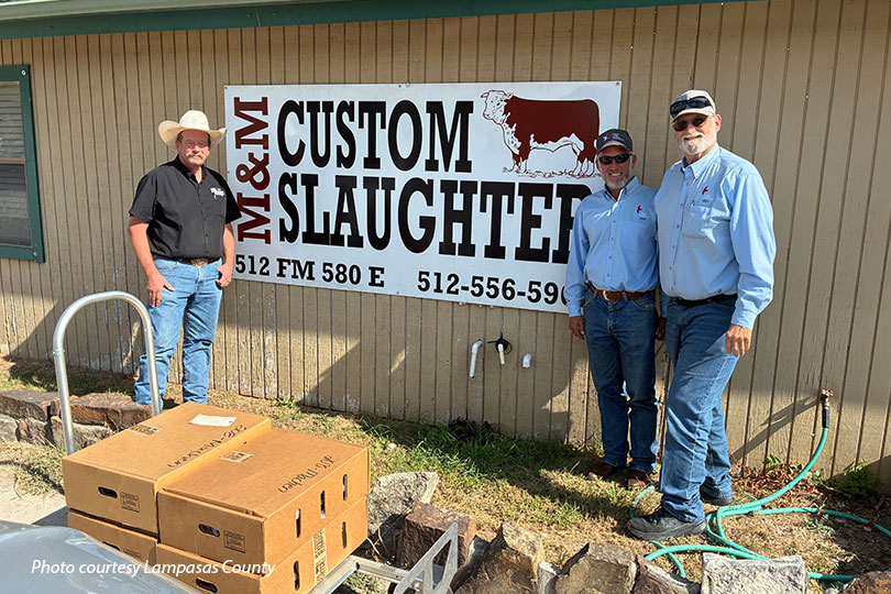 Lampasas County Farm Bureau gives back through Farmers Feeding Families A local youth livestock project is helping put fresh pork on the tables of Lampasas County families.