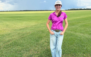 Farm From School gives 6-12 students a look at turfgrass production Texas students in grades 6-12 learned about turfgrass is grown, maintained and harvested during the first fall session of Texas Farm Bureau’s Farm From School program.