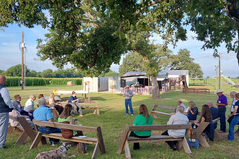 Agriculture took center stage during Breakfast in a Barn with Montgomery County Farm Bureau and local and state elected officials.