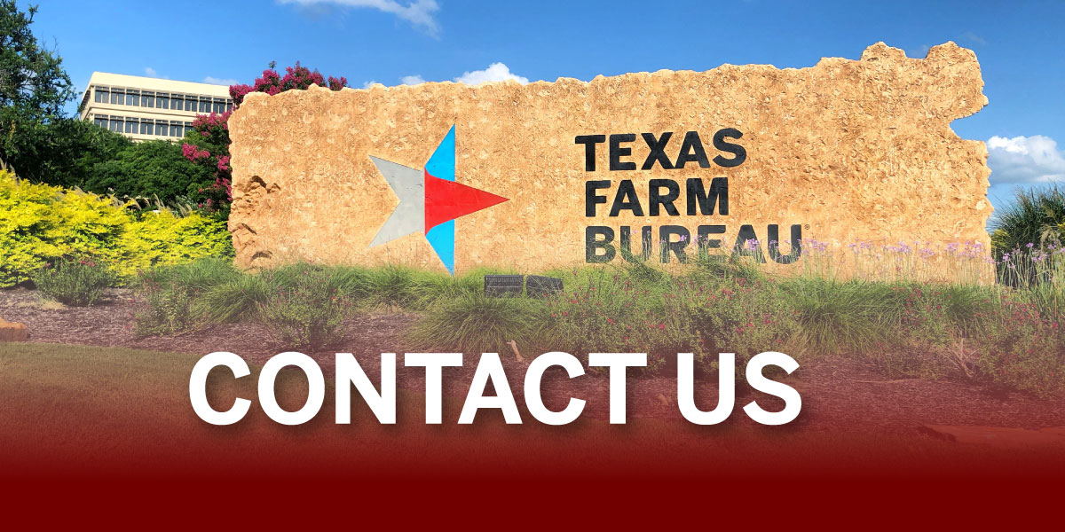 WebArt_ContactUs Texas Farm Bureau 87th Annual Meeting YF&R Contests